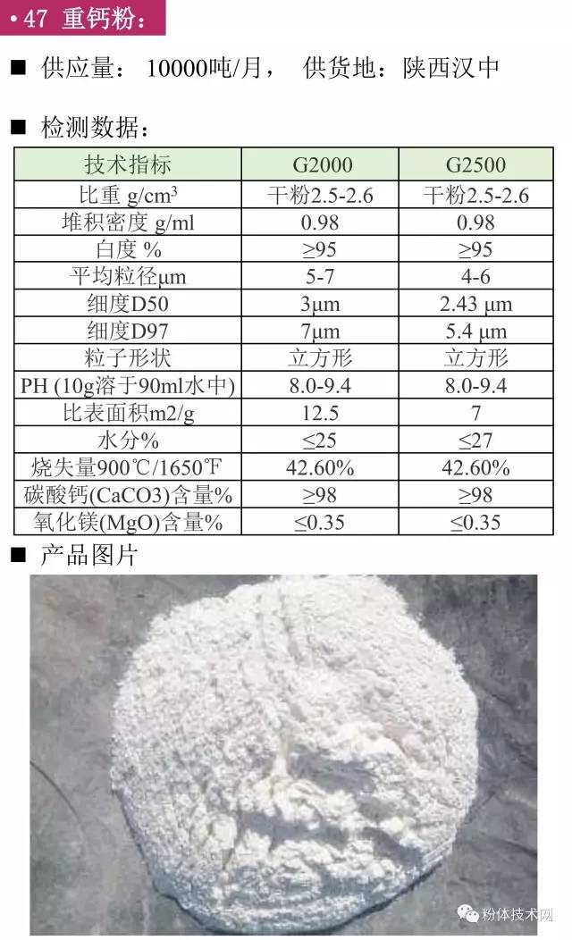 重鈣粉